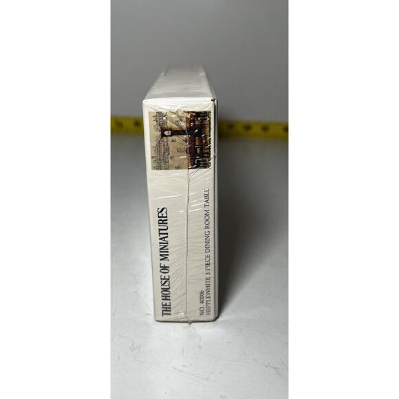 The House of Miniatures Kit 40006 Hepplewhite 3 pc Dining Room Table NEW SEALED - Picture 2 of 9